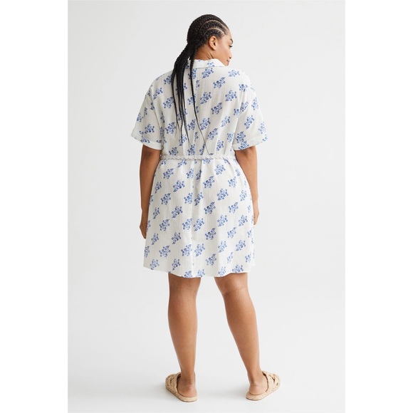 *NWT* H&M Tie Belt Shirt Dress - Picture 2 of 7